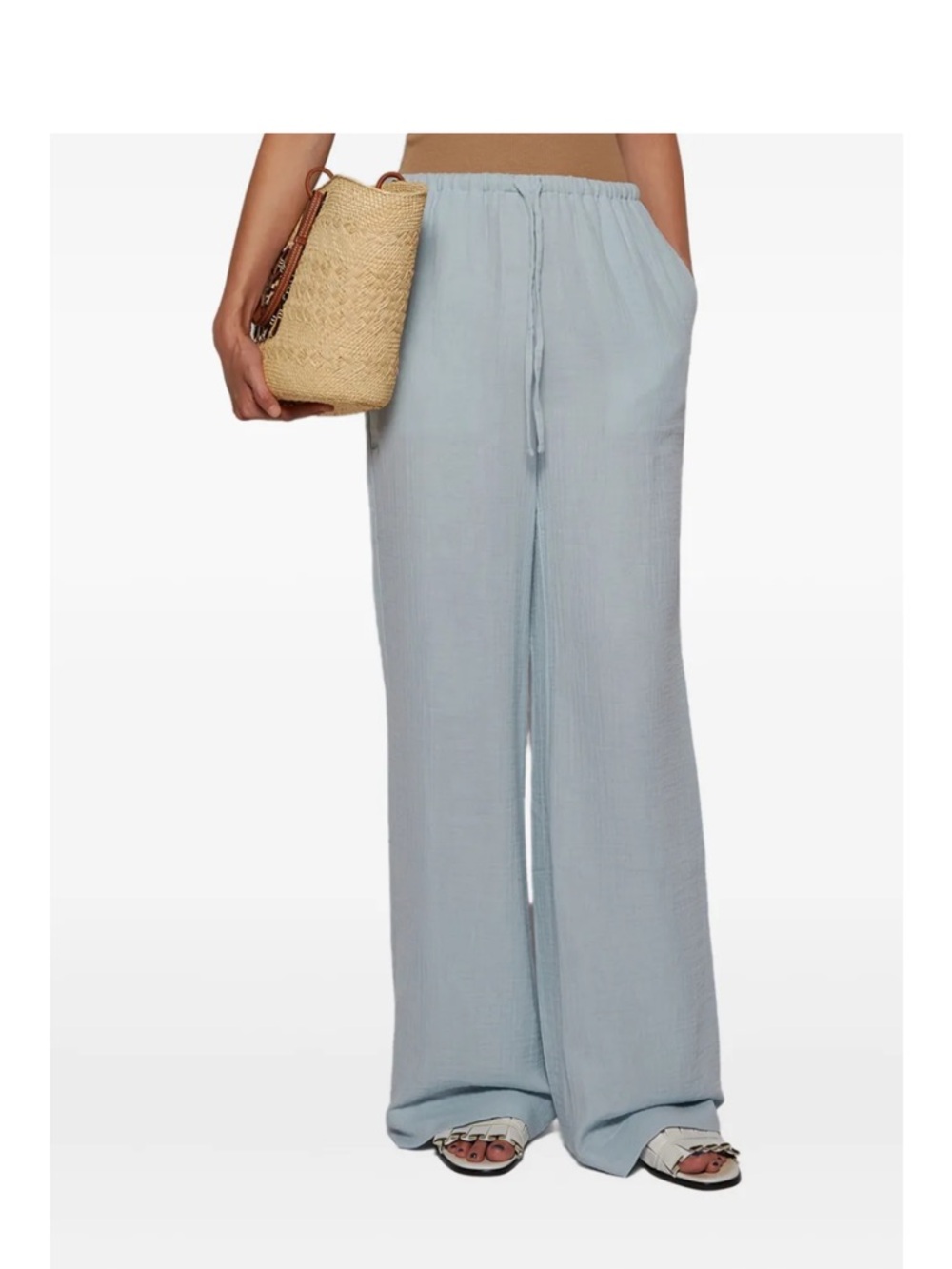 Eterne. NWT. Light Blue Brody Pants. Size S.